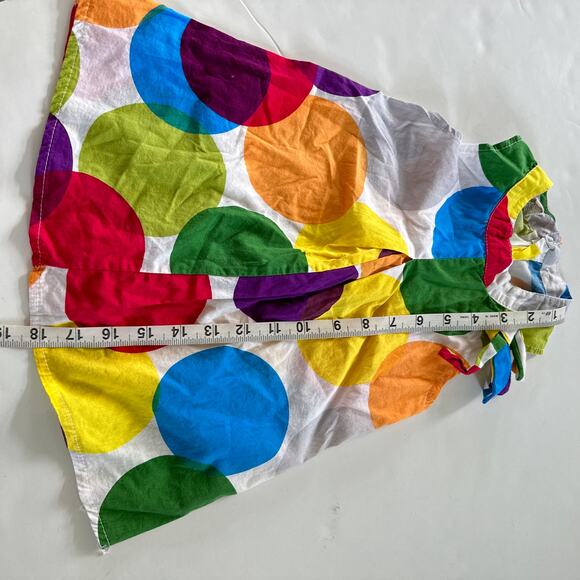 Anan Girls' Multicolor Polkadot Dress - Size 7 - Picture 8 of 9